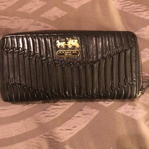 Black coach wallet